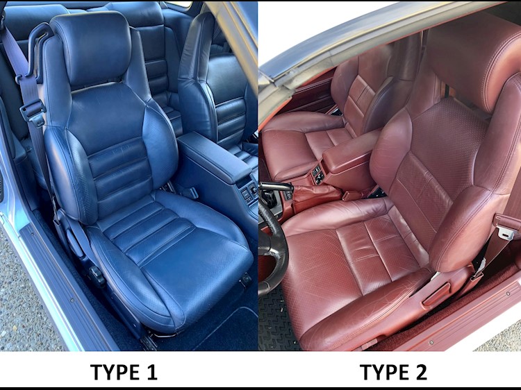 1986-1992 Toyota Supra MK3 / MKIII OEM Replacement Leather Seat Covers