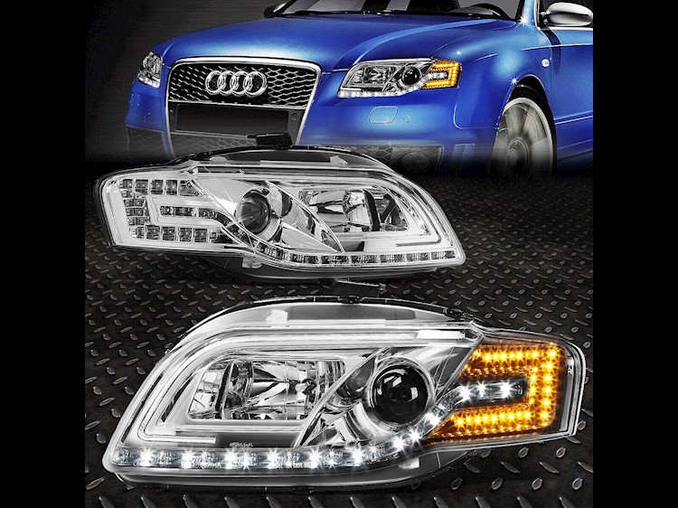 Audi a4 b7 aftermarket headlights sales