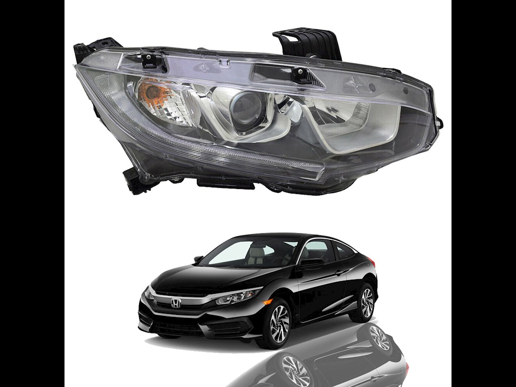 2016-2020 Honda Civic Right Passenger Side Headlight LED | Ridies.com