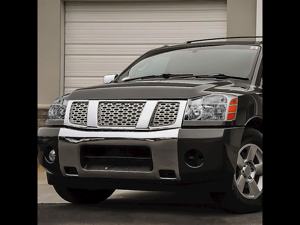 2004 2015 NISSAN TITAN ARMADA CHROME HOUSING AMBER CORNER